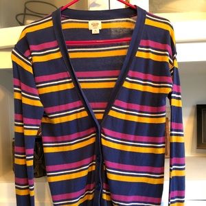Mossimo Striped Cardigan 
